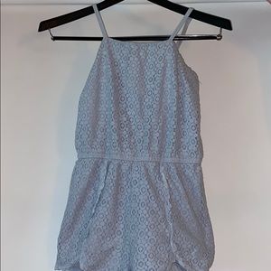 xhilaration light blue romper